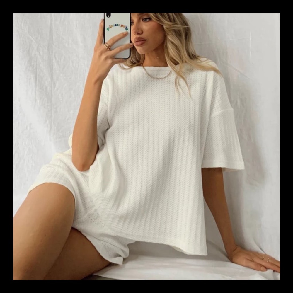 PRINCESS POLLY CAMMIE KNIT SET WHITE size 2 XS